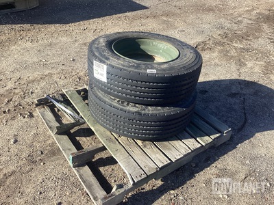 (2) Continental 235/75R17.5 Tires w/Wheels