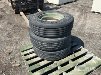(3) Continental 235/75R17.5 Tires w/Wheels