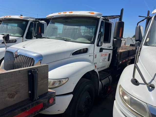 2012 International 4400 4x2 Flatbed Dump Truck (Inoperable) 2012 International 4400 4x2 Flatbed Dump Truck (Inoperable)