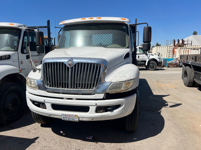 2012 International 4400 4x2 Flatbed Dump Truck 2012 International 4400 4x2 Flatbed Dump Truck