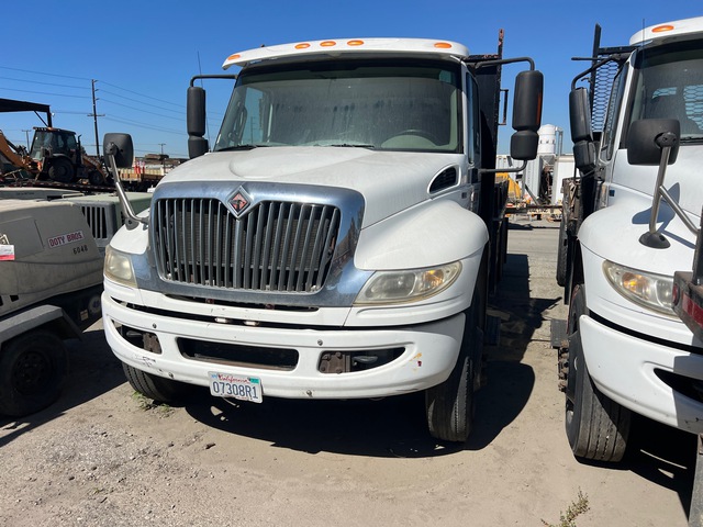 2012 International 4400 4x2 Flatbed Dump Truck 2012 International 4400 4x2 Flatbed Dump Truck