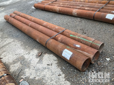 Quantity of (3) Range 1 10' Length, 6.5" - 7" Diameter Drill Casing