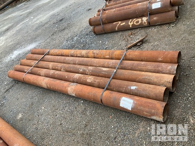 Quantity of (5) Range 1 10'6" Length, 7" Diameter Drill Casing