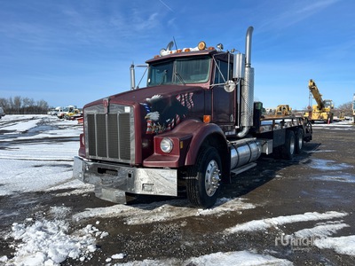 1988 Kenworth T800 6x4 Ramp Flatbed Truck