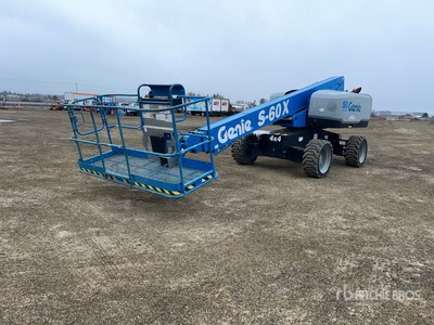 2016 Genie S60X 4WD Diesel Piattaforma monobraccio