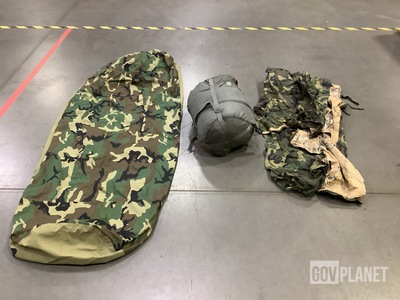 (5) Tent Flys, (2) Modular Sleeping Bag Systems & Assorted Items