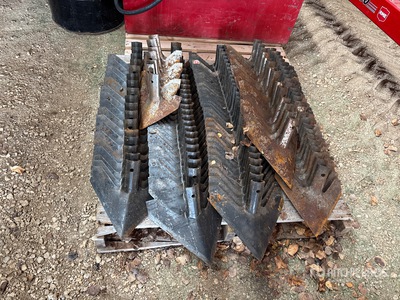 Quantity of (110) 14" Cultivator Sweeps (Unused)
