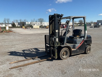 2008 Toyota 8FDU25 4500 lb Pneumatic Tire Forklift