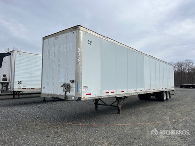 2012 Wabash 53 ft x 96 in T/A Van Trailer