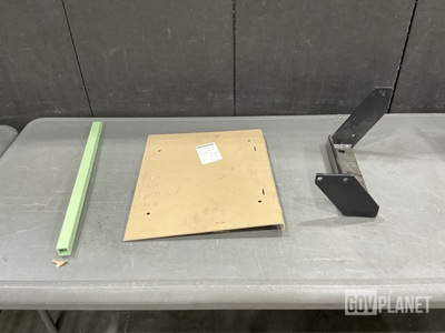 (3) Mounting Plates, (12) Vehicular Components Brackets & Assorted Items