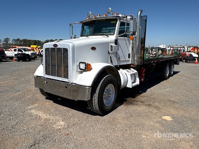 2012 Peterbilt 365 6x4 平台トラック