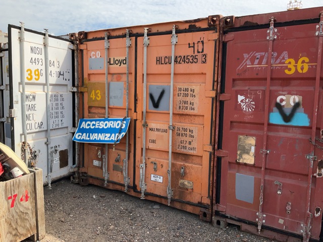 40 ft Standard with Spare Parts Storage Container