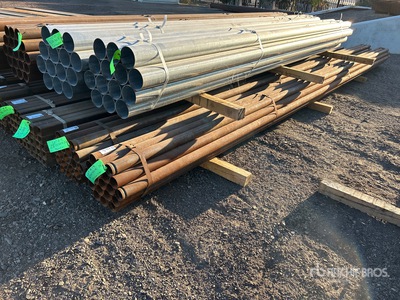 Quantity of (19) 2 7/8 in OD Blk Schedule 10 x 24 ft Steel Pipe