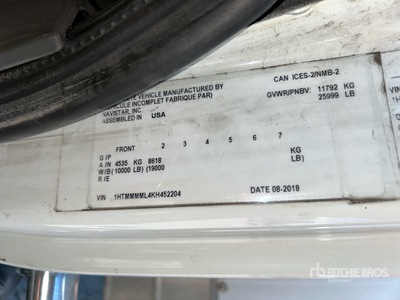 2019 International 4300 4x2 Moving Kastenwägen