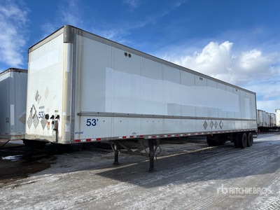 2014 Vanguard 53 ft x 102 in T/A Van Trailer