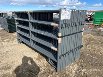 Quantity of (18) 9 ft 6 in 2 3/8" tubing Vee Paneel