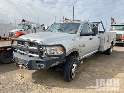 2017 Ram 5500 4x4 Crew Cab Utility Truck