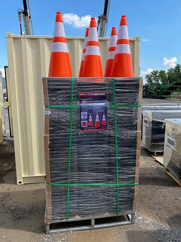 Quantity of (250) Steelman Traffic Cones (Unused)