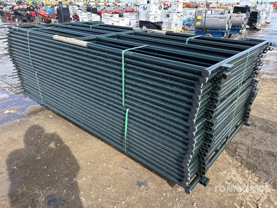 Quantity of (22) 9 ft 6 in 1 5/8" tubing Vee Paneel (Unused)