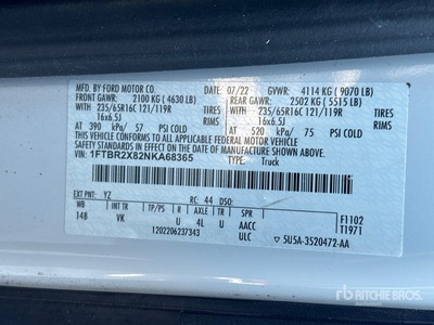 2022 Ford Transit 250 Furgoneta de carga