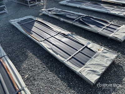 Quantity of (50) 2026 SKLP SKH50 3 ft x 12 ft Sheets Galvalume Steel Siding Roofing (Unused)