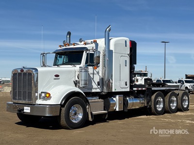2023 Peterbilt 367 8x6 Sleeper Winch Truck