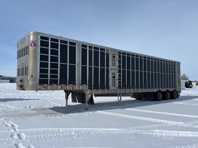 2014 Wilson 53 ft Tri/A Remorque pour bétail