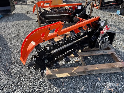 2025 GIYI GY-X39F 39 in Mini スキッドステア トレンチャー (Unused)