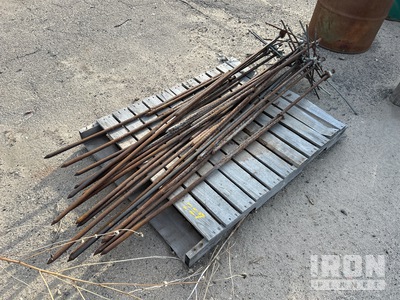 Quantity of 1 pallet of 6ft pins Road Signs