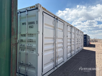 2026 40 ft High Cube Multi-Door Storage Container