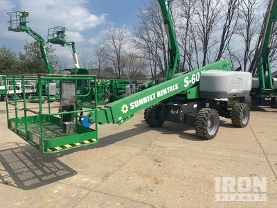 2015 Genie S-60X 4WD Diesel Plataforma Elevadora Telescópica
