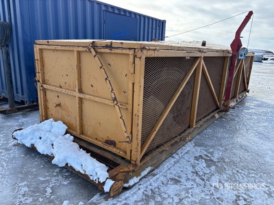 21 Ft Skid-Mounted Mesh Bin