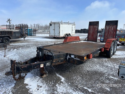 2006 Milano 7 ton 16 ft T/A Remolque Portamaquinaria