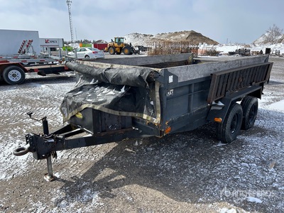 2000 JDJ 12 ft T/A Dump Utility Trailer
