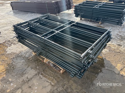 Quantity of (12) 7 ft Panel para ganado (Unused)