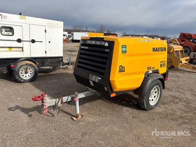 2019 Kaeser M55 PE 185 cfm Mobile Compressore