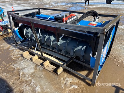 2026 Raytree RMDM72SS 72 in Drum Skid Steer Mulcher (Unused)