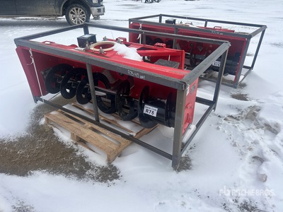 2026 Raytree RHSB72 72 in Hydraulic Control Skid Steer Snowblower (Unused)