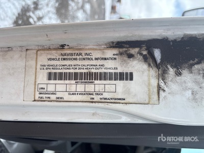 2016 International 4400 6x4 Flatbed Truck