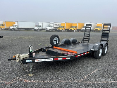 2021 MMDI 614SLTD 14 ft T/A Equipment Trailer