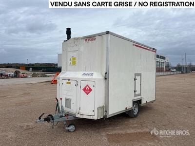 SMH S/A Bungalow De Decontamination 1 Essieu Decontamination Roadwork Cabin