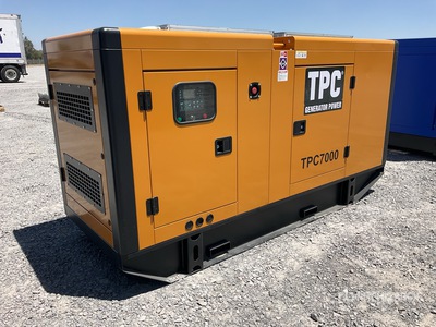 2025 TPC TPC7000 175 kVA Skid-Mounted Planta de Luz (Sin Usar) / Generator (Unused)