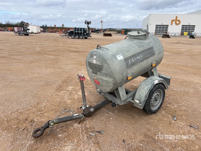 2013 Hubiere 500 L S/A Citerne A Eau 1 Essieu Water Tank Trailer