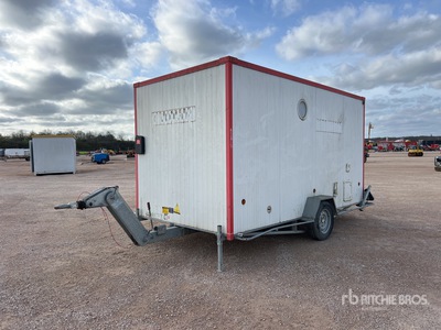 2016 CNSE S/A Bungalow De Chantier 1 Essieu Roadwork Cabin Divers