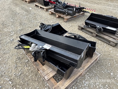 Quantity of (4) 2026 VICSEC VCT1000 40 In. tilting Excavator Bucket (Unused)