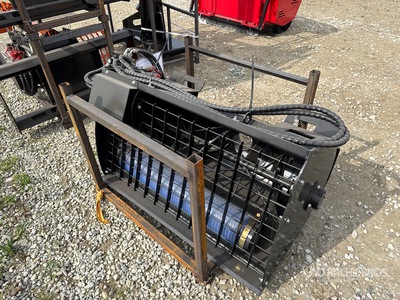 2026 GIYI GY-M48 48 In. Mélangeur de béton Skid Steer (Unused)