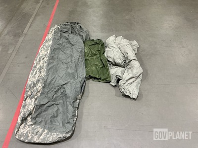 (1) Pair of Extreme Cold Weather Trousers, (1) Bivy Cover & Assorted Items