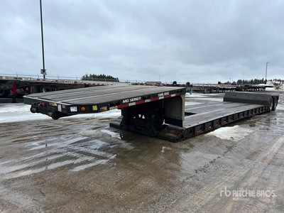 2010 Trail King T/A Double Drop Removable Gooseneck Lowboy Trailer