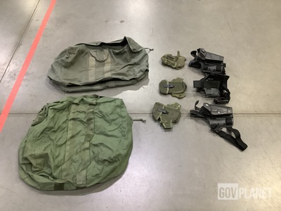 (73) Small Arms Ammo Cases, (9) Flyer's Kit Bags & Assorted Items