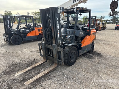 2021 Doosan G50C-7 11000 lb Pneumatic Tire Forklift